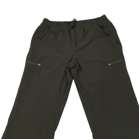 Eddie Bauer Lined Sweatpants Womens Size 14 Black  Elastic Waist Drawstring - Picture 12 of 16